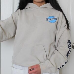 Blue Moon Beige Hoodie